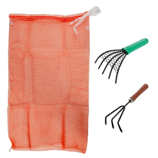 メーカー：エーワン 潮干狩り　貝　アサリ　しおひがり　シオヒガリ　採集　レジャー　海浜　くまで　クマデ　熊手　忍者熊手　エーワン　忍者クマデ　夏休み　遊び　自由研究　アミ付き　ファミリーセット　20240324　kak　y24m03