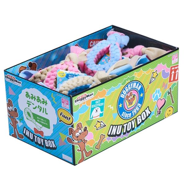 メーカー：ドギーマン メーカー画像　ドギーマン　InuToyBox　あみあみデンタル　1個(種類おまかせ)　4976555858808　20240307　y24m03　Y.K.　犬　いぬ　犬用　いぬ用　ドッグ　dog　犬用品　用品　おもちゃ...