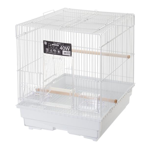 メーカー：マルカン minimalcages　鳥籠　小動物　鳥　ケージ　インコ　文鳥　小鳥　鳥かご　マルカン　バードパレス　ゲージ　とりかご　持ち運び　病院　鳥ケージ　鳥ゲージ　ベーシック　ベーシックワイド　40W　トリ　コニュア　ラブバー...