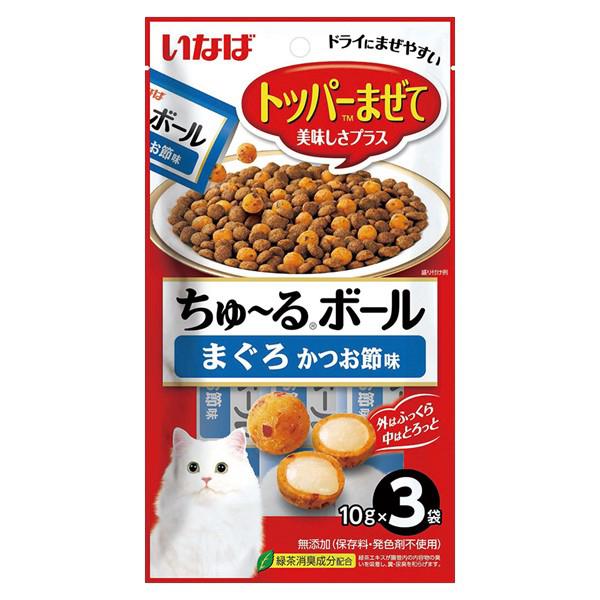 いなば　ちゅ〜るボールまぐろ　かつお節味　１０ｇ×３袋