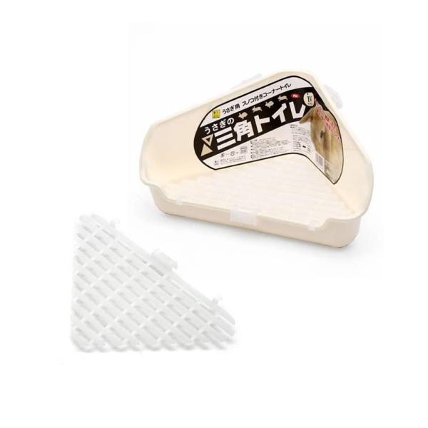 メーカー：三晃商会 SANKO　_animal　小動物　鳥　ウサギ　トイレ・砂浴び場　三晃商会　うさぎの三角トイレ　アイボリー　モルモット・チンチラ　aytte26　animal_pd0804OSH　トイレ本体　4976285250408　...