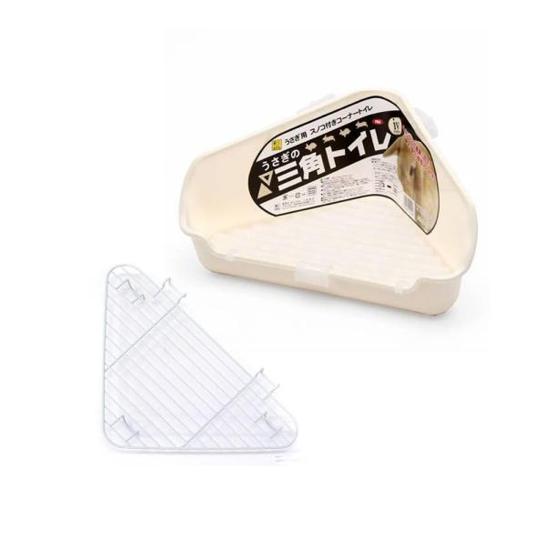 メーカー：三晃商会 SANKO　_animal　小動物　鳥　ウサギ　トイレ・砂浴び場　三晃商会　うさぎの三角トイレ　アイボリー　モルモット・チンチラ　aytte26　animal_pd0804OSH　トイレ本体　4976285250408　...