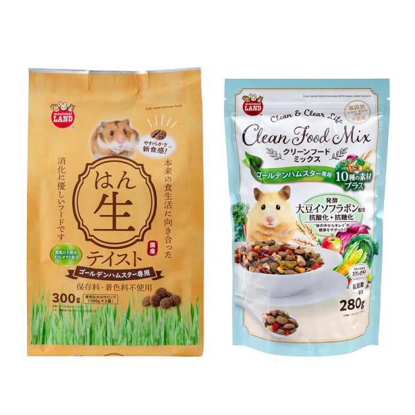 マルカン ゴールデンハムスター専用 フード2種セット ハムスター