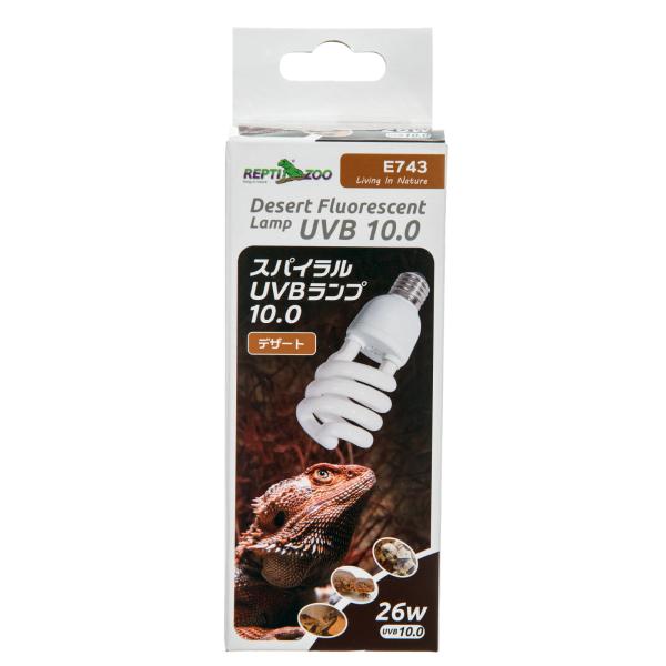 メーカー：三晃商会 三晃商会　スパイラルＵＶＢランプ　１０.０　デザート　２６Ｗ　Ｅ２６口金　爬虫類　紫外線灯　交換球　4976285147432　Ｅ２６口金　爬虫類　紫外線灯　交換球　4976285147418　E741　ライト　紫外線ラ...