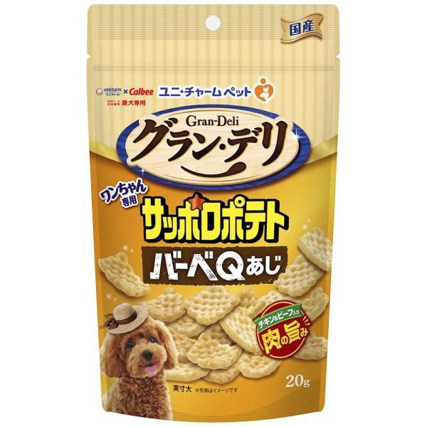 ユニ・チャーム　グラン・デリ　ワンちゃん専用　サッポロポテトバーベＱあじ　２０ｇ