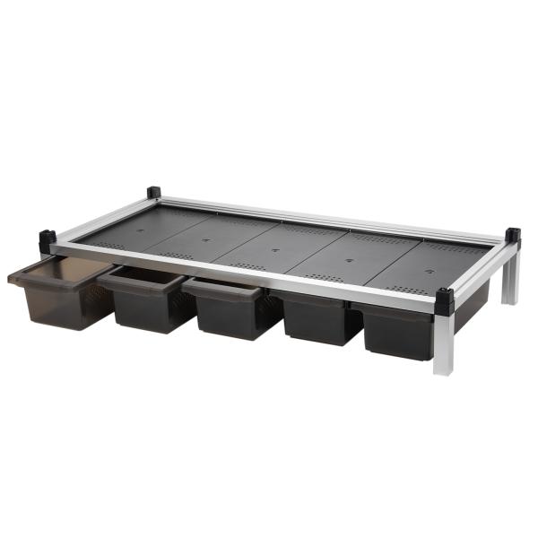 メーカー：ジャイアンガーデン レプタイルレジデンスＤ―５ＢＯＸ　Ｇ　爬虫類　両生類　飼育用品ラック　ラック　飼育棚　飼育ラック　棚　ケージ棚　ゲージ棚　ケージラック　ゲージラック　ケースラック　6975444403615　レオパ　ニシアフ　...