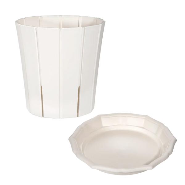 メーカー：アップルウェアー スリット鉢　植木鉢　鉢　ガーデニング用品　アップルウェアー　スリットオアシス　７号　ホワイト　4905980116115　ガーデニング　園芸　園芸用品　ポット　7号ポット　安定　シンプル　植物　花　苗　スリット　...