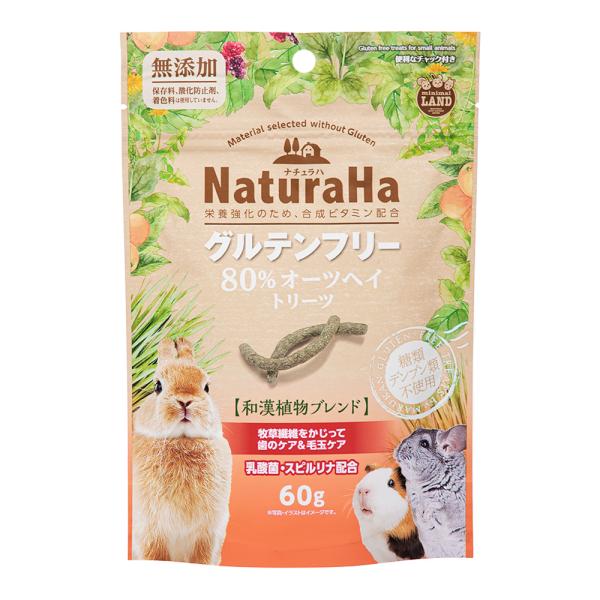 メーカー：マルカン rfglutenfree　marcanrf　naturaha　マルカン　ナチュラハ　グルテンフリー　８０％オーツヘイトリーツ　６０ｇ　うさぎ　おやつ　小動物　うさぎ　兎　ラビット　ラビットフード　餌　えさ　主食　ペレット...