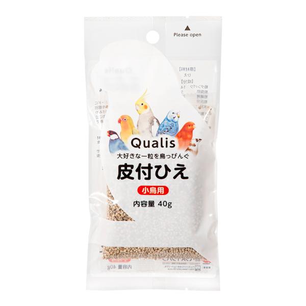 クオリス 鳥っぴんぐ 皮付ひえ 40g 鳥 フード 餌 えさ : チャーム