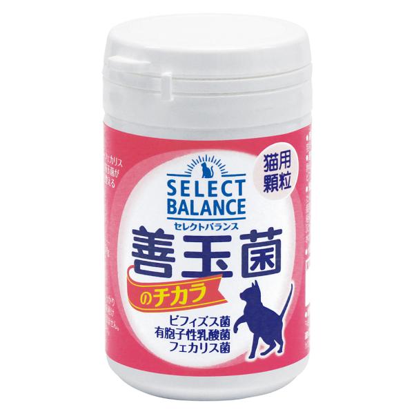 メーカー：ベッツチョイス メーカー画像　セレクトバランス　善玉菌のチカラ　猫用　顆粒タイプ　４５ｇ　4541851004312　猫　ネコ　ねこ　猫用　ねこ用　cat　CAT　猫フード　猫おやつ　おやつ　ご褒美　ごほうび　トリーツ　顆粒　ふり...