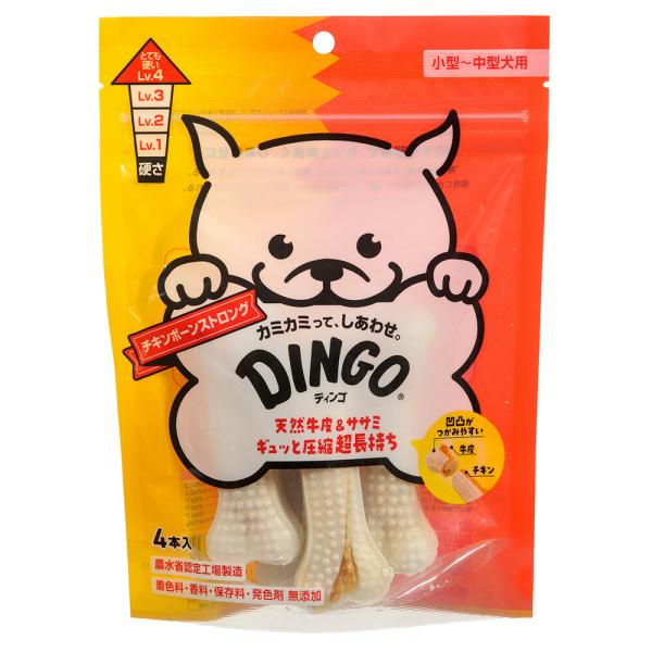 ディンゴ チキンボーンストロング M 4本入 デンタルガム デンタル