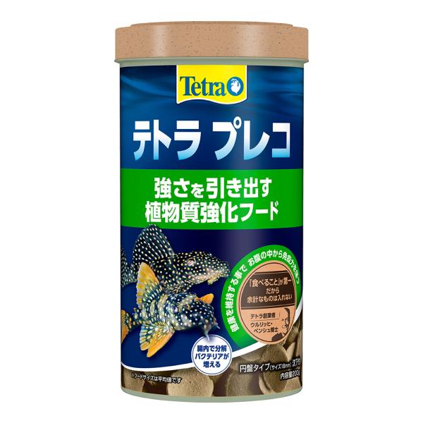 メーカー：テトラ アクアリウム用品　アクア用品　アクアリウム　アクア　魚　熱帯魚　人工飼料　飼料　餌　フード　えさ　エサ　ご飯　顆粒　顆粒タイプ　テトラ　brand_tetra_bait　kak　テトラ　プレコ　２００ｇ　400421832...