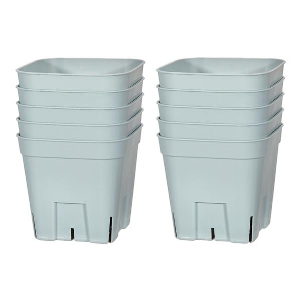 メーカー：ニッポリ プレミアムプレステラ　９０型　ブルー　１０個セット　kak　ガーデニング　園芸用品　鉢　ポット　苗ポット　育苗　プラ鉢　プラステ　スリッド　スリット　プラポット　硬め　プラスチック　青　20250306　y25m03