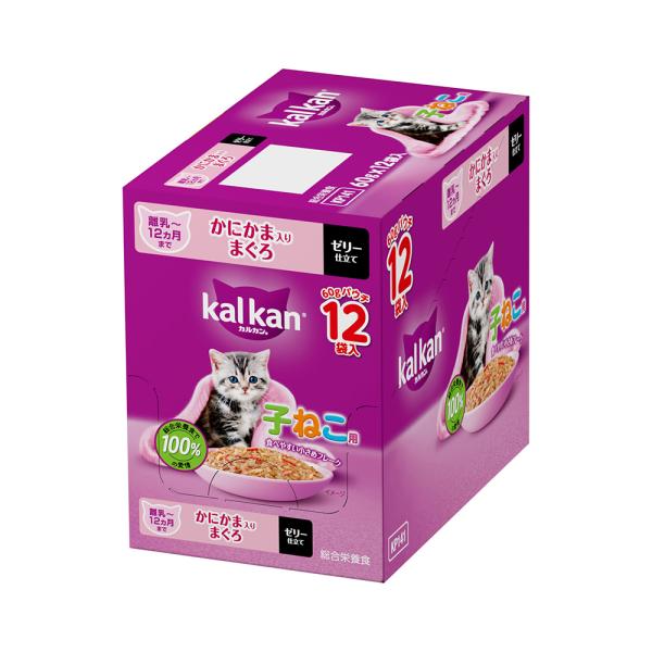 カルカン カルカン パウチ 12ヵ月までの子ねこ用 かにかま入りまぐろ