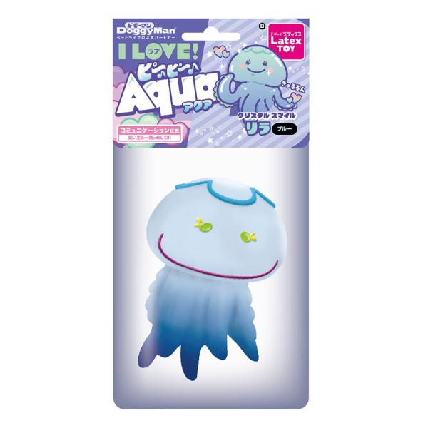 メーカー：ドギーマン メーカー画像　ドギーマン　ラテックストイ　Ｉ　ＬＯＶＥピーピーズー　アクア　リラ　ブルー　4976555858969　犬　いぬ　イヌ　DOG　dog　イヌ用　いぬ用　犬用　愛犬　犬用品　　用品　ドギーマンハヤシ　どぎー...