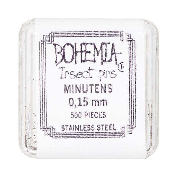 メーカー：六本脚 標本針　BOHEMIA　InsectPins　微針　直径0.15mm　500本入り　長さ12mm　標本用品　標本　昆虫用品　ボヘミア　蝶　針　展翅　チェコ製　海外製　チョウ　チョウチョ　蝶々　ガ　蛾　シジミ　ホリイコシジミ...