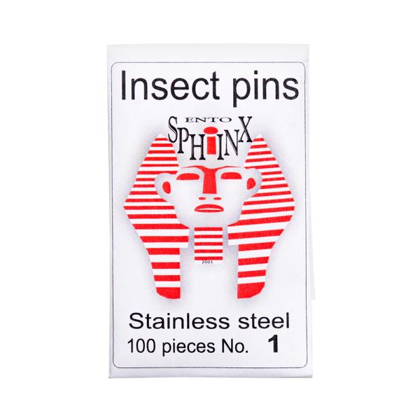 メーカー：六本脚 標本針　Ento　Sphinx　Insect　Pins　1号　38mm　標本用品　標本　昆虫用品　ボヘミア　蝶　針　展翅　チェコ製　海外製　チョウ　チョウチョ　蝶々　ガ　蛾　シジミ　ホリイコシジミ　小型　極細　有頭　ピン　...