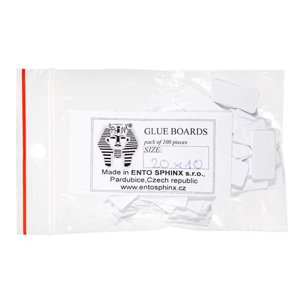 メーカー：六本脚 チェコ製　小型昆虫貼り付け台紙　20×10mm　100枚入り　台紙　標本　標本用　標本台紙　昆虫標本　標本用品　昆虫用品　小型昆虫　ツノゼミ　極小標本　蜂　アリ　ゾウムシ　ホウセキゾウムシ　カット済み　四角台紙　長方形　2...