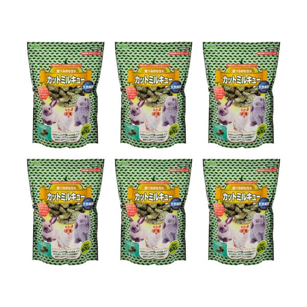 アラタ 食べるおもちゃ カットミルキュー 600g×6 うさぎ