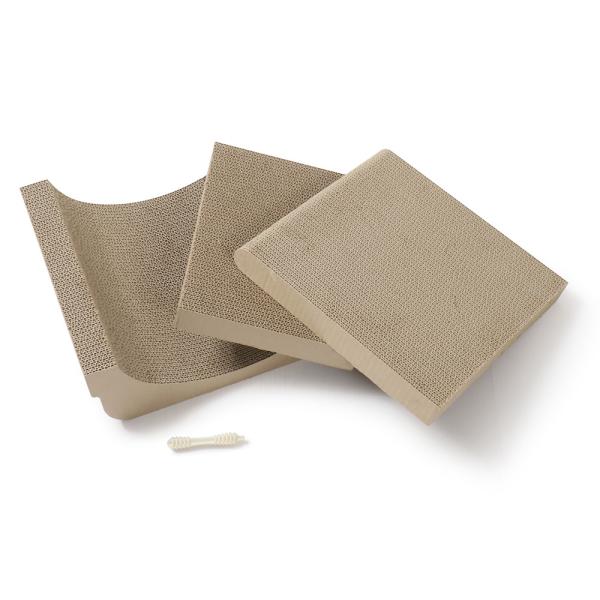 メーカー：猫壱 frditem_hidden　メーカー画像　猫用　爪とぎ　猫壱　バリバリボード　ウッドプレミアム　レギュラー　ライトブラウン　交換用　4582725981544　20250331　ｙ25ｍ04　Kbsk　ねこいち　猫　猫用爪...