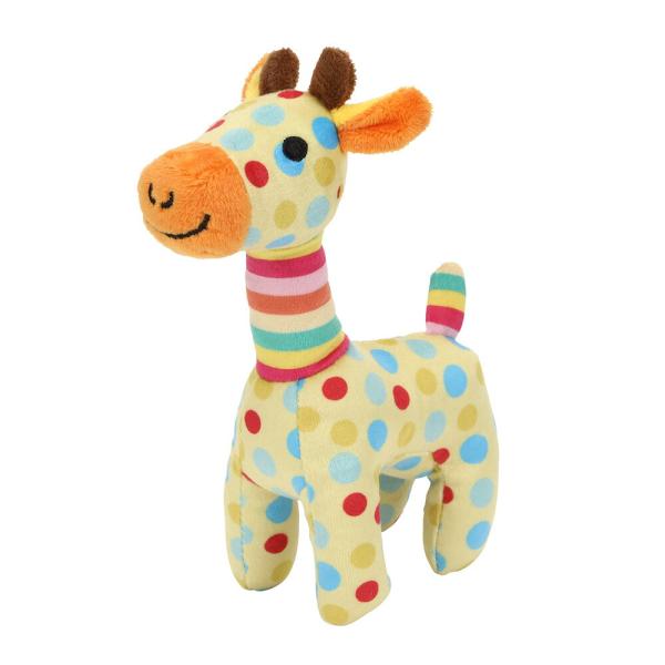 メーカー：ルークラン メーカー画像　ループフレンディ　サーカスジラフ　4582719383439　20250515　ｙ25ｍ06　Kbsk　犬用品　いぬ　イヌ　ドッグ　犬用　犬用おもちゃ　玩具　オモチャ　犬用玩具　ぬいぐるみ　カラフル　スク...
