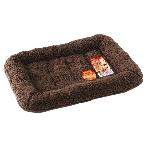 メーカー：マルカン marukan　heaterhon　メーカー画像》マルカン　蓄熱アルパカ風ベッド　Ｍ　チョコ　4906456577065　20221010　y22m10　mura　ペット　ペット用品　犬用品　猫用品　犬　いぬ　犬用　いぬ...