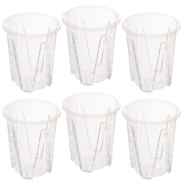 メーカー：(株)リーフ Leaf Corp 根が見える透明鉢　直径１２ｃｍ　６個　4582645945695　ガーデニング　園芸用品　鉢　ポット　透明　スリット　植木鉢　植え替え　観葉植物　クリア　半透明　プラスチック　多肉植物　サボテン　...