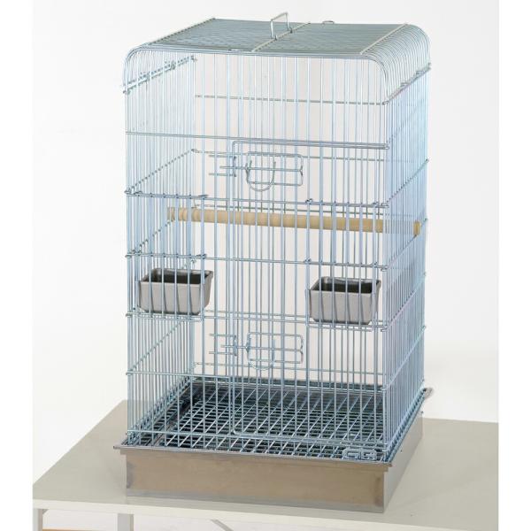 メーカー：ジービー ジービー　ＬＦ４３０　オーム　鳥かご　ステンレス　40cm　4963065031388　ジービー　GB　鳥用　鳥籠　鳥篭　篭　籠　かご　カゴ　ケージ　ゲージ　飼育ケージ　飼育ゲージ　飼育カゴ　飼育篭　飼育籠　金網　プラス...