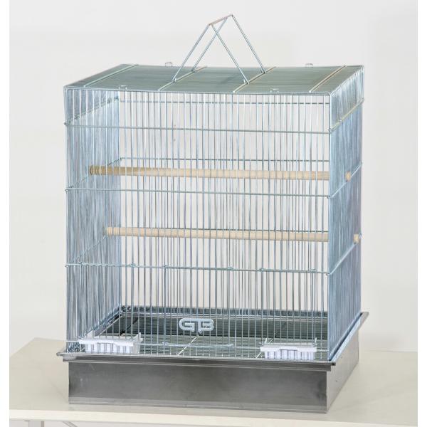 メーカー：ジービー ジービー　ＬＦ４３０　インコ　鳥かご　ステンレス　40cm　4963065031371　ジービー　GB　鳥用　鳥籠　鳥篭　篭　籠　かご　カゴ　ケージ　ゲージ　飼育ケージ　飼育ゲージ　飼育カゴ　飼育篭　飼育籠　金網　プラス...