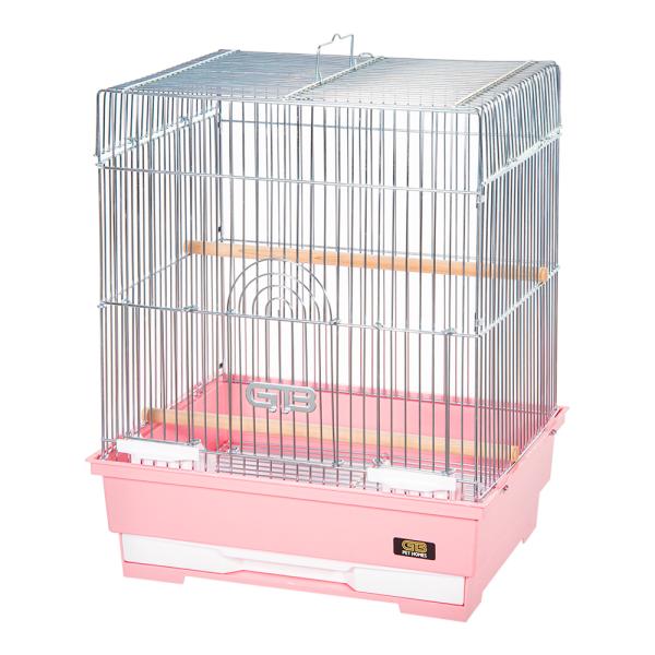 ジービー 鳥かご 325−S ピンク 幅325x奥行270x高さ