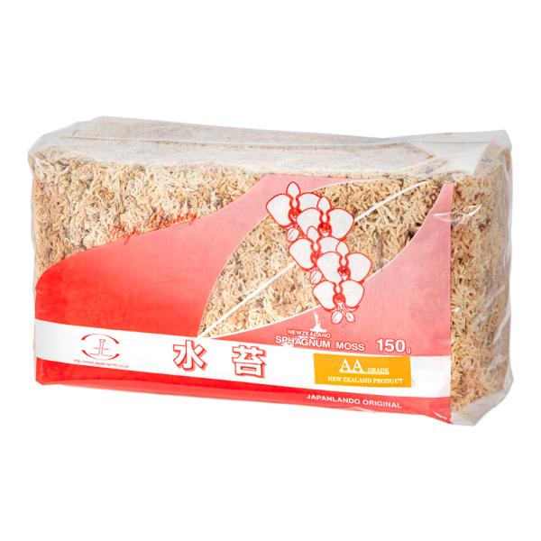 メーカー：ジャパン蘭土 ニュージーランド産　水苔　ＡＡ　１５０ｇ　園芸用品　ガーデニング用品　園芸　ガーデニング　ラン　カトレア　ミズゴケ　水蘚　コケ　保水　蘭　洋ラン　洋蘭　コケ　苔　水コケ　パルダリウム　テラリウム　床材　床　両生類　爬...