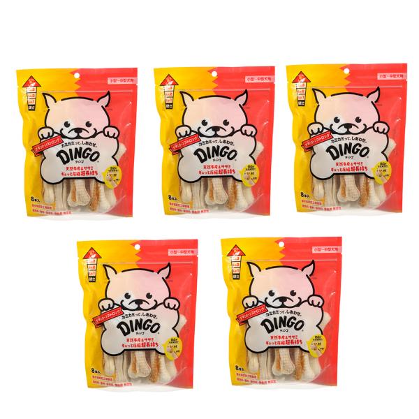 ディンゴ チキンボーンストロング M 8本入×5 デンタルガム デンタル