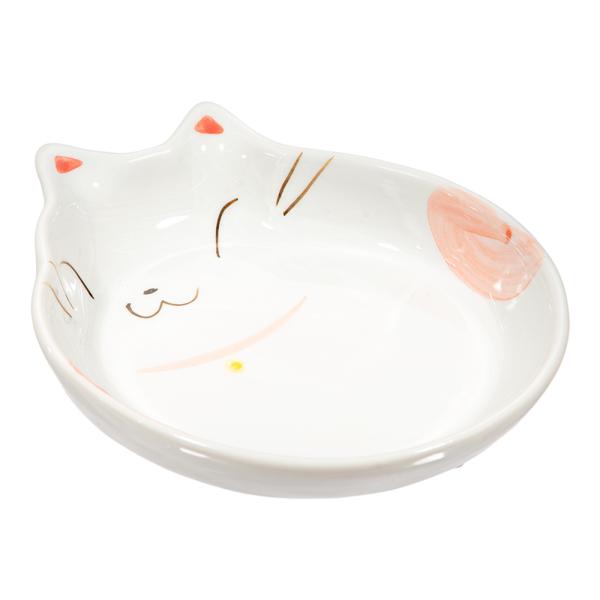 メーカー：貝沼産業 貝沼　猫用食器　猫の耳　赤　4960222562280　20250704　y25m07　ktym　猫用　ネコ用　ねこ用　食器　皿　器　猫耳　レッド　猫の顔　顔　表情　ねこ　猫　ネコ　キャット　CAT　愛猫　ネコ用品　猫用...