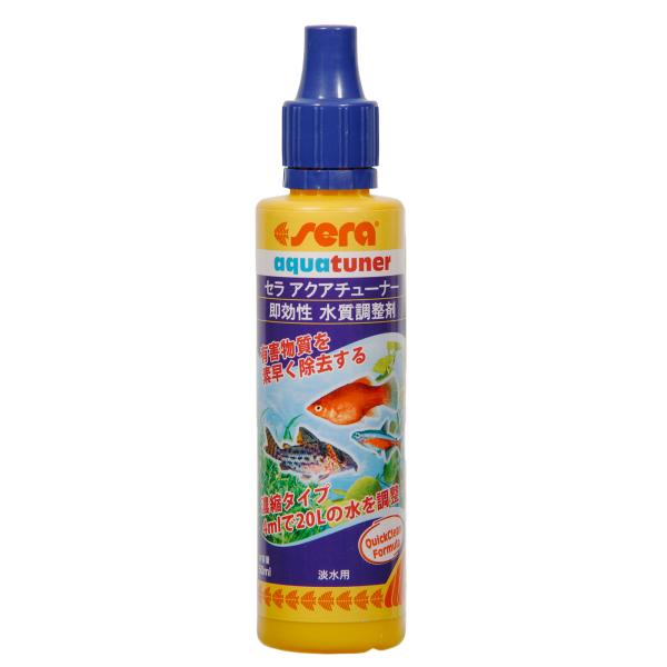 メーカー：セラジャパン sera_all　金魚　メダカ　アクアリウム用品　_aqua　熱帯魚　エビ他　4001942030007　aqua_sera0328　20150404　TKG　セラ　アクアチューナー　即効性　水質調整剤　50ml　s...