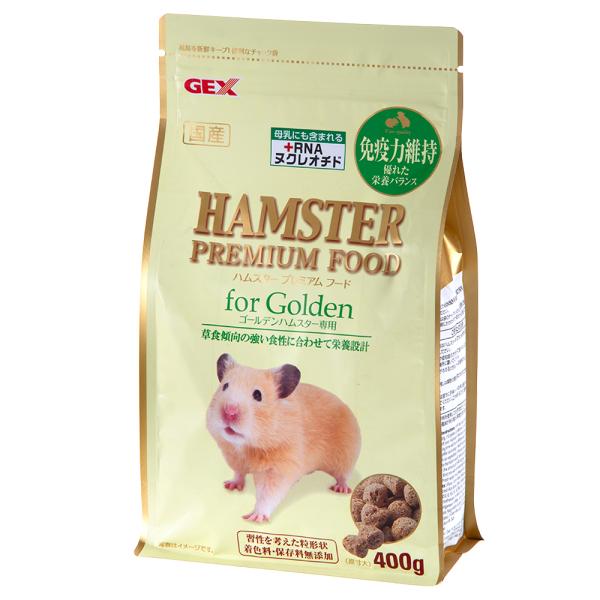 メーカー：ジェックス gex　hamsterfood　ジェックス　_animal　4972547032089　ハムスタープレミアムフード　ゴールデン専用　４００ｇ　小動物　鳥　ハムスター・リス　フード　ハードペレットタイプ　ゴールデンハムス...