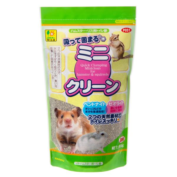 メーカー：三晃商会 _animal　三晃商会　ＳＡＮＫＯ　吸って固まる　ミニクリーン　８００ｇ　Ｐ０３１　20180407　ＹＭＹＭ　小動物　鳥　ハムスター　リス　ネズミ　トイレ　砂　砂浴び　固まる砂　固まるトイレ砂　ハムスター用トイレ砂　...