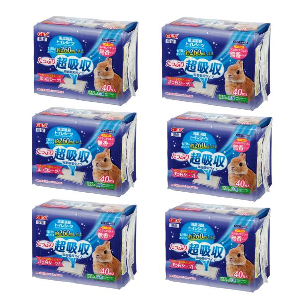 メーカー：ジェックス mlmfkline　gexrabiret　_animal　ＧＥＸ　Ｔｏｐ　Ｂｒｅｅｄｅｒ　清潔消臭トイレシーツ　４０枚入り　小動物　トイレ用品　うさぎ　兎　フェレット　モルモット　チンチラ　デグー　トイレタリー　トイレ...