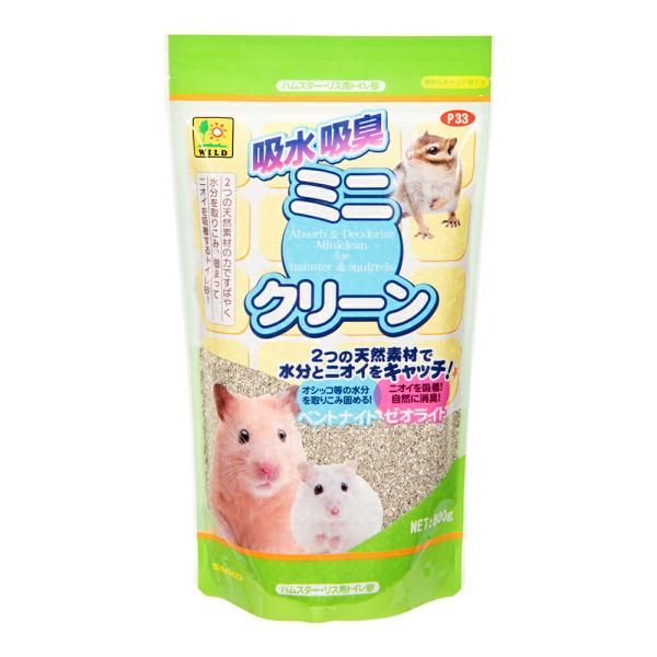 メーカー：三晃商会 三晃商会　吸水吸臭　ミニクリーン　８００ｇ　小動物　トイレ砂　ハムスター　リス　シマリス　ゼオライト　ベントナイト　おしっこ　トイレ　防臭　掃除　メンテナンス　ニオイ　砂　4976285253300　小動物用品　天然素材...