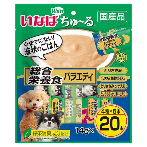 他サイト： いなば　ちゅ〜る　総合栄養食　バラエティ２０本入りの商品画像