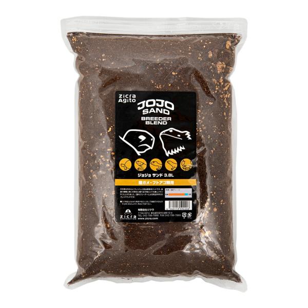メーカー：ジクラ ジクラ　ＪＯＪＯサンド　リクガメ・フトアゴ類用　３．８Ｌ　4560113592206　20251004　ｙ25ｍ10　Kbsk　zicra　爬虫類　トカゲ　リクガメ　床材　敷材　砂　土　ジョジョ　フトアゴ　フトアゴヒゲトカ...