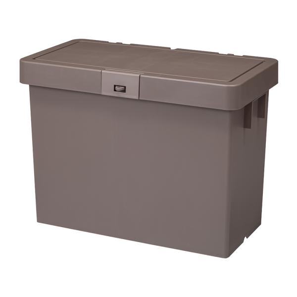 デリバリーボックス　スリム　ミルクティー　５２Ｌ　施錠穴付き　4907556266415　20250902　y25m09　ktym　茶　茶色　ブラウン　ベージュ　日用品　郵便　施錠　配達物　宅配便　荷物受け　ポリプロピレン　DELIVERY...