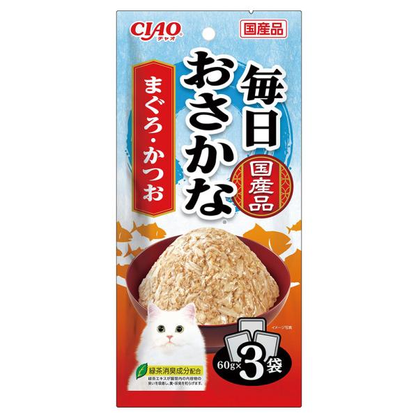 いなば CIAO チャオ 毎日おさかな まぐろ・かつお 60g×3袋