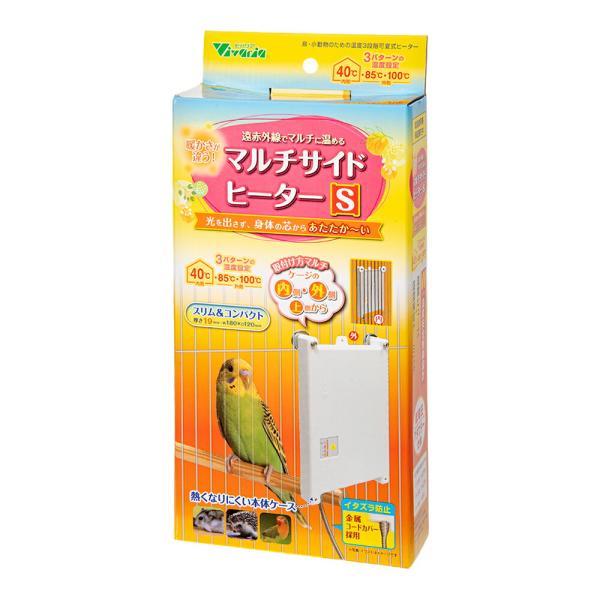 メーカー：ビバリア minimalhoon　ビバリア　マルチサイドヒーター　Ｓ　鳥籠　ヒーター　インコ　ヒーター　保温　ケージヒーター　ゲージヒーター　固定　ケージ固定　ゲージ固定　鳥かご　温度　加温　冬　セキセイインコ　オカメインコ　雛　...