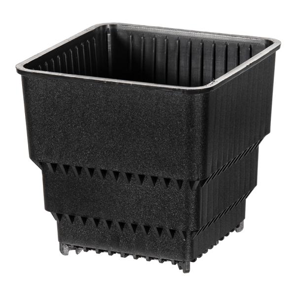 メーカー：丸農 多肉植物　植木鉢　鉢　ガーデニング用品　left_taniku　_gardening　_interior　プラ鉢　２．５号　黒　植え替え　20260129　ＫＫ　プラポット　ブラック　管理用　ガーデニング　園芸用品　tani...