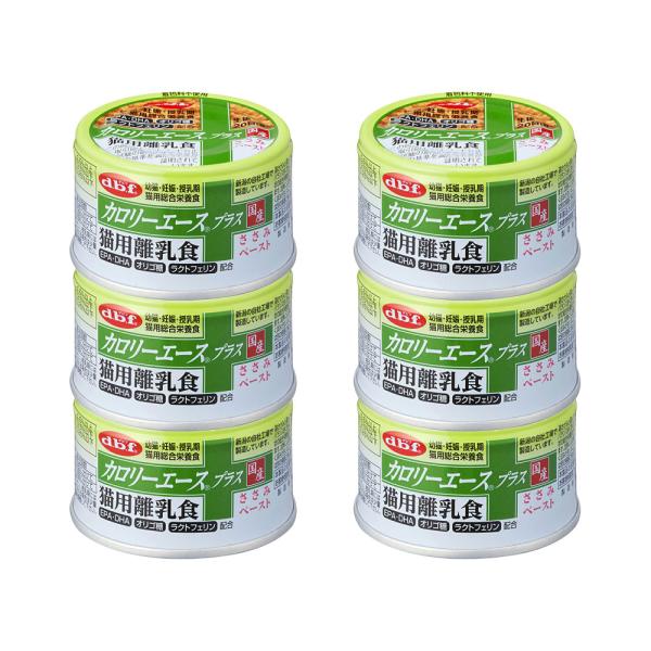 デビフ　カロリーエースプラス　猫用離乳食　ささみペースト　８５ｇ×６　缶詰　猫　キャットフード　ウェット