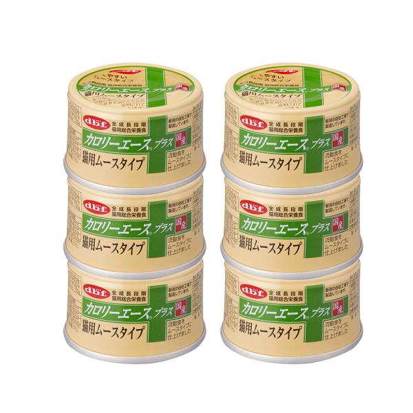 デビフ　カロリーエースプラス　猫用ムースタイプ　８５ｇ×６　缶詰　猫　キャットフード　ウェット