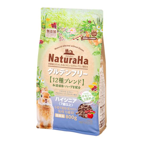 メーカー：マルカン メーカー画像　マルカン　ナチュラハグルテンフリー１２種ブレンド　ラビット　ハイシニア　８００ｇ　4906456586135　20251205　ｙ25ｍ12　cngc.　小動物　うさぎ　ウサギ　兎　rabbit　ラビット　...