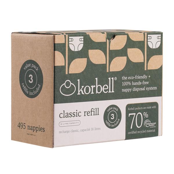 他サイト： ペットセレクト　Ｋｏｒｂｅｌｌ　おむつポット　ＥＣＯ取替ロール　３Ｐの商品画像