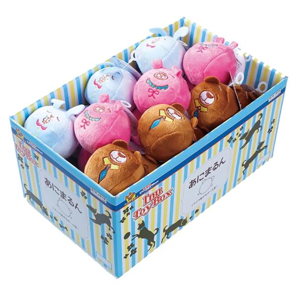 メーカー：ドギーマン _dog　ＩｎｕＴｏｙＢｏｘ　あにまるん　１８コ入り　4976555857191　犬用品　猫用品　ドギーマン　キャティーマン　おもちゃ　ぬいぐるみ　ソフトタイプ　動物　人形　柔らかい　ほわほわ生地　20170717　k...