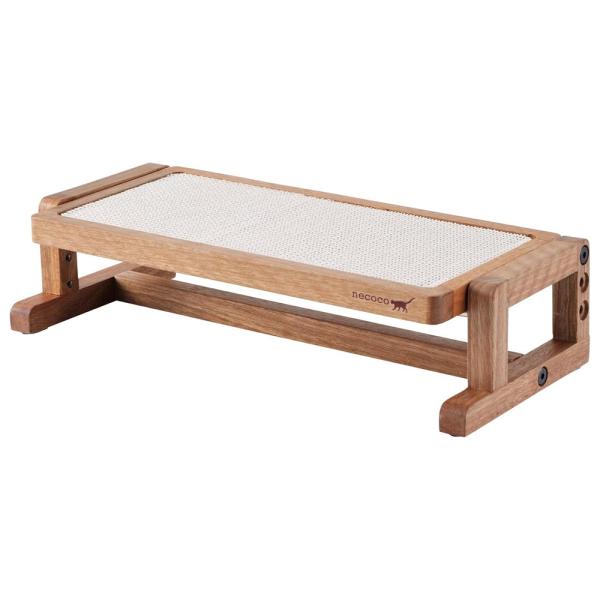 他サイト： ペティオ　ｎｅｃｏｃｏ　高さと角度を変えられる　ウッディキャットテーブル　ｐｅｔｉｏ＿ｃｈａｎｅｔの商品画像